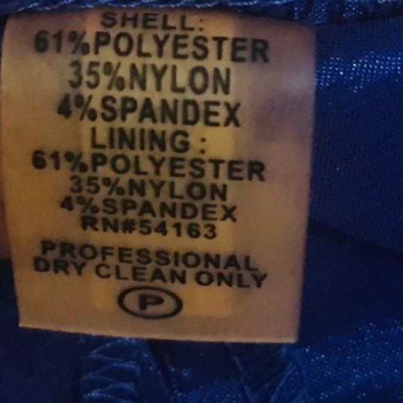 Calvin Klein Blue Short Christmas Party Dress NWT Size 6 - Picture 5 of 5